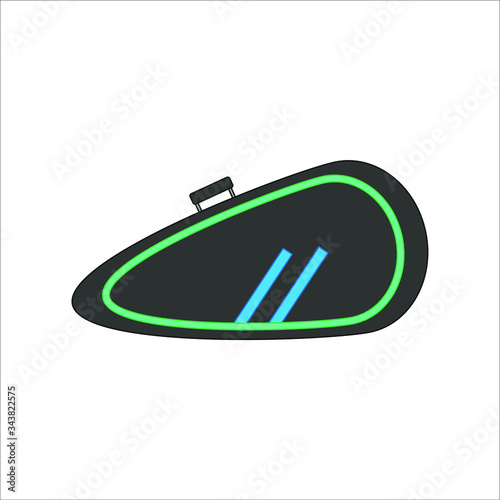 tennis racket cover. Vector illustration for web and mobile design.