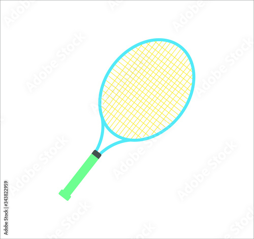 tennis racket. Vector illustration for web and mobile design.