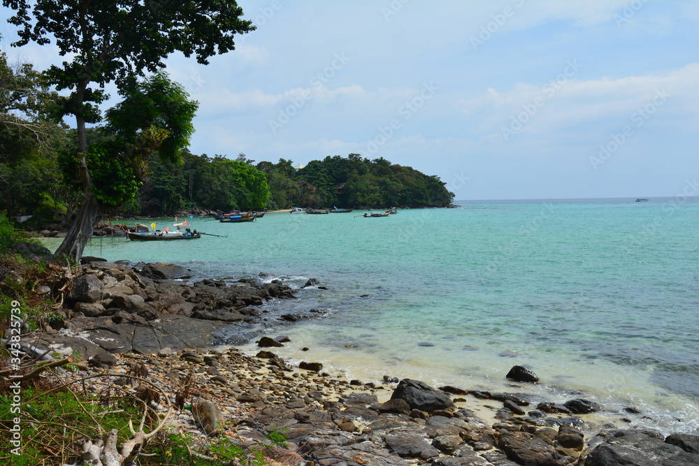 Fototapeta premium Plage paradisiaque Ko Phi Phi Thaïlande Asie