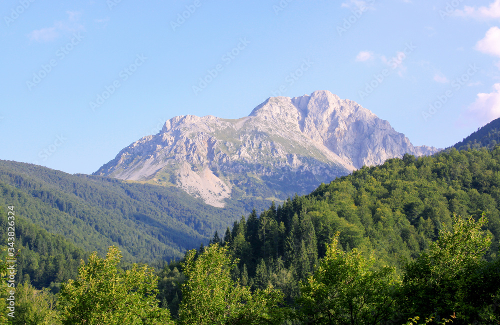 Komovi mountains in Bjelasica range, Montenegro