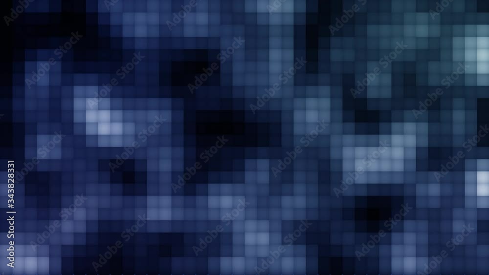 Blue Mosaic Technology Pattern Loop Blue Mosaic Technology Pattern Loop