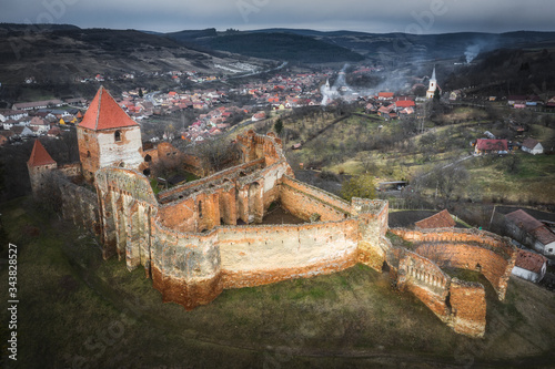 Stolzenburg (Slimnicului) Fortress in Slimnic, Sibiu, Romania