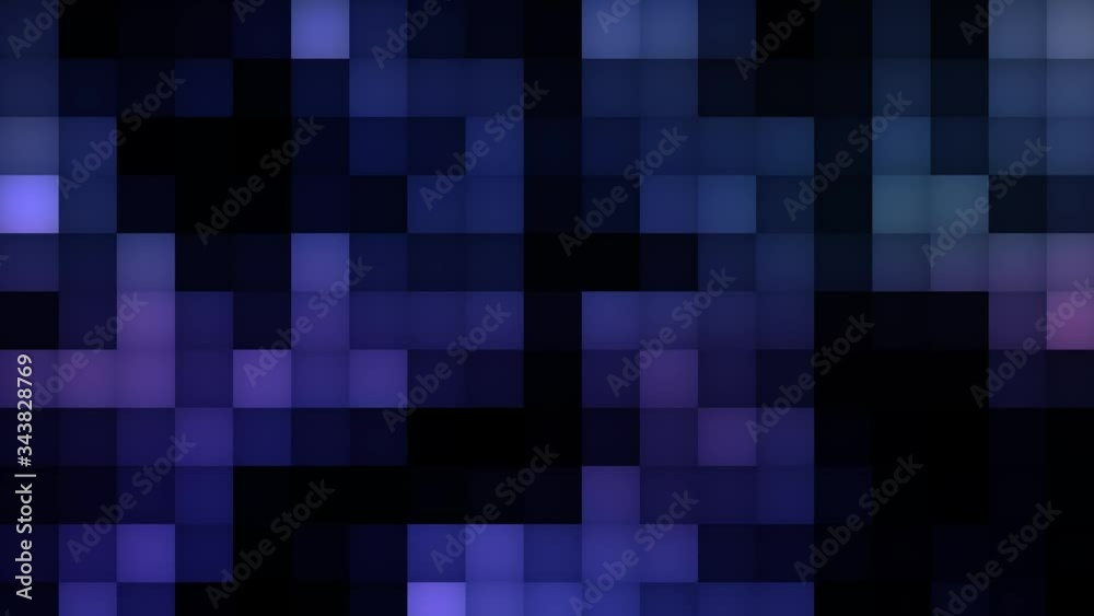 Blue Purple Mosaic Pattern Loop
