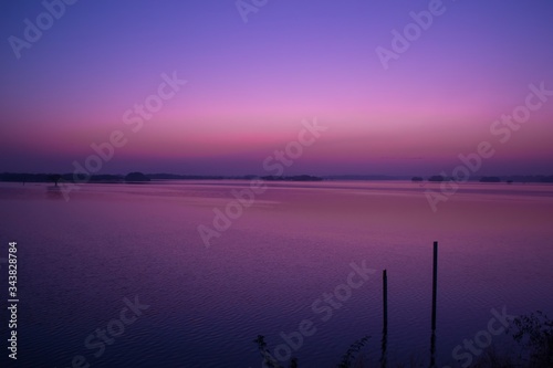sunset over the sea