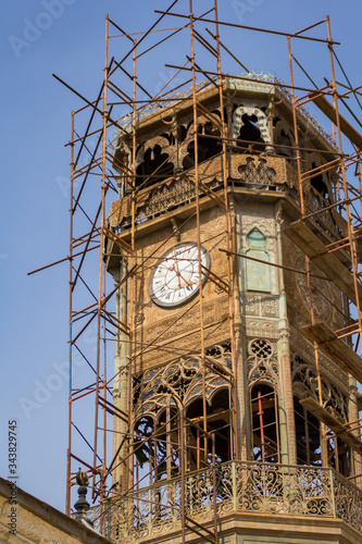 Clock tower at the Citadel of Cairo or Citadel of Saladin