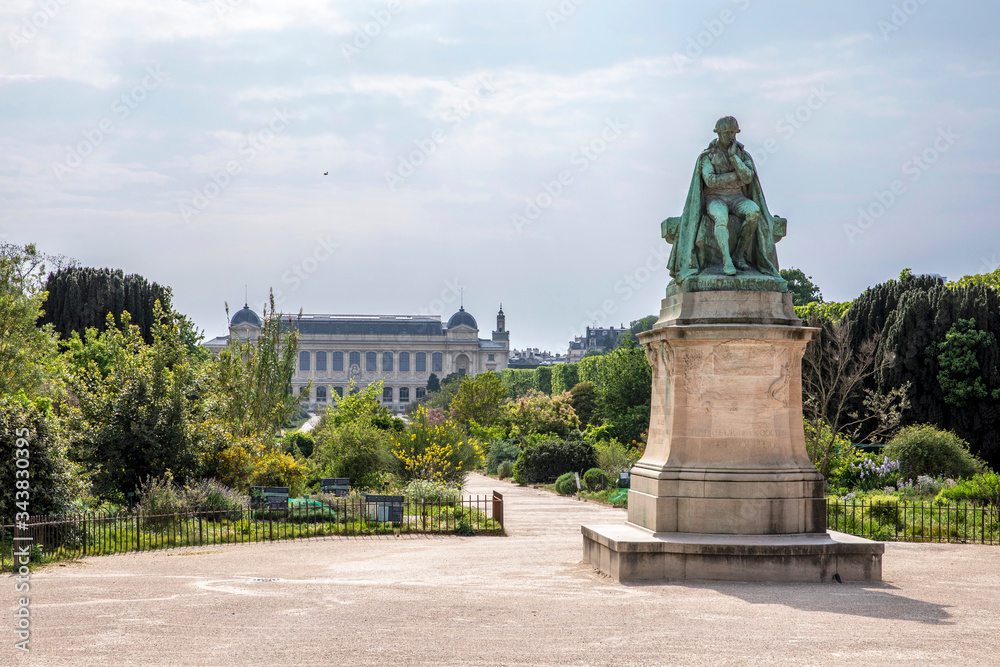 The Jardin des plantes (french for garden of the plants) is the main botanical garden in France. Located in Paris, it is empty due to containment measures following the coronavirus epidemic