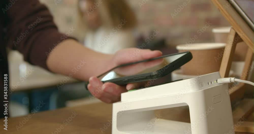 Close Up of Contactless Phone Payment 03 Close Up of Contactless Phone Payment 03