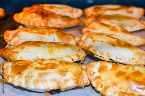 An empanada is a type of baked or fried turnover