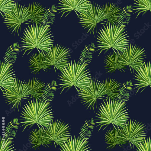 Watercolor seamless floral pattern hand drawing decorative background. Hand drawn watercolor illustration. Print for textile, cloth, wallpaper, scrapbooking