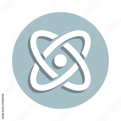 Laboratory, science badge icon. Simple glyph, flat vector of laboratory icons for ui and ux, website or mobile application