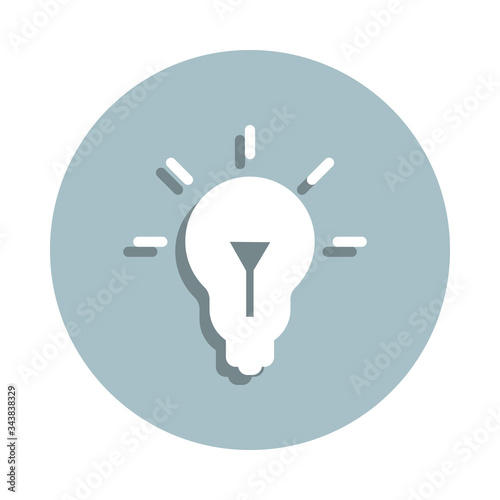 Laboratory, light badge icon. Simple glyph, flat vector of laboratory icons for ui and ux, website or mobile application