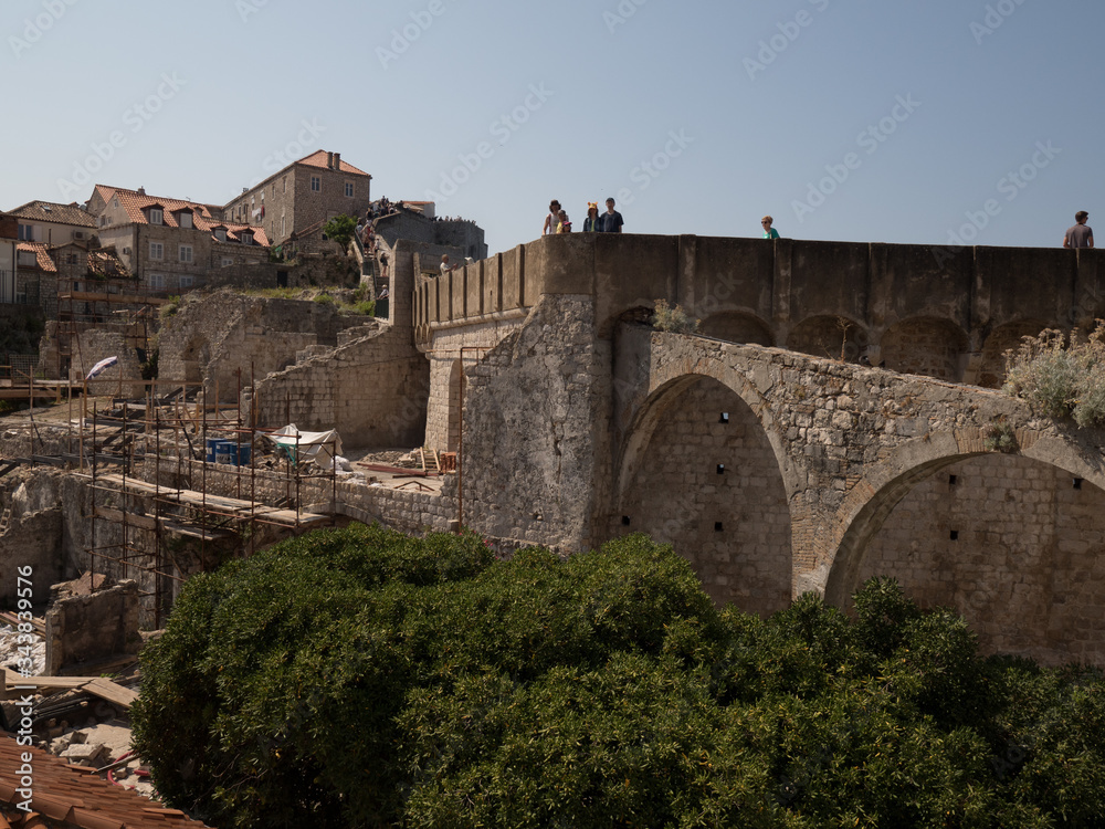 Vistas desde la muralla de Dubrovnik