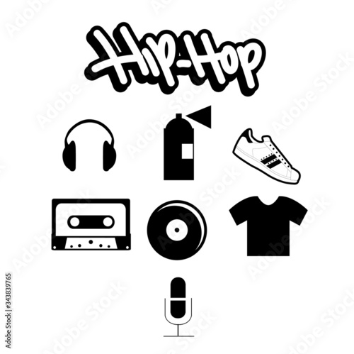 Urban art graffiti style, lettering, font elements and more