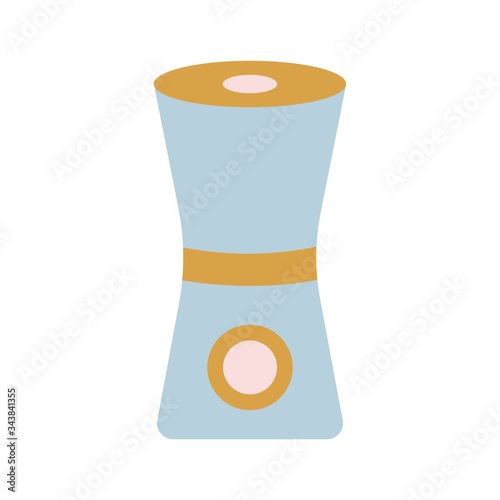 Humidifier. Aromatherapy for the home and a modern, useful air purifier. Vector colorful illustration in cartoon style flat