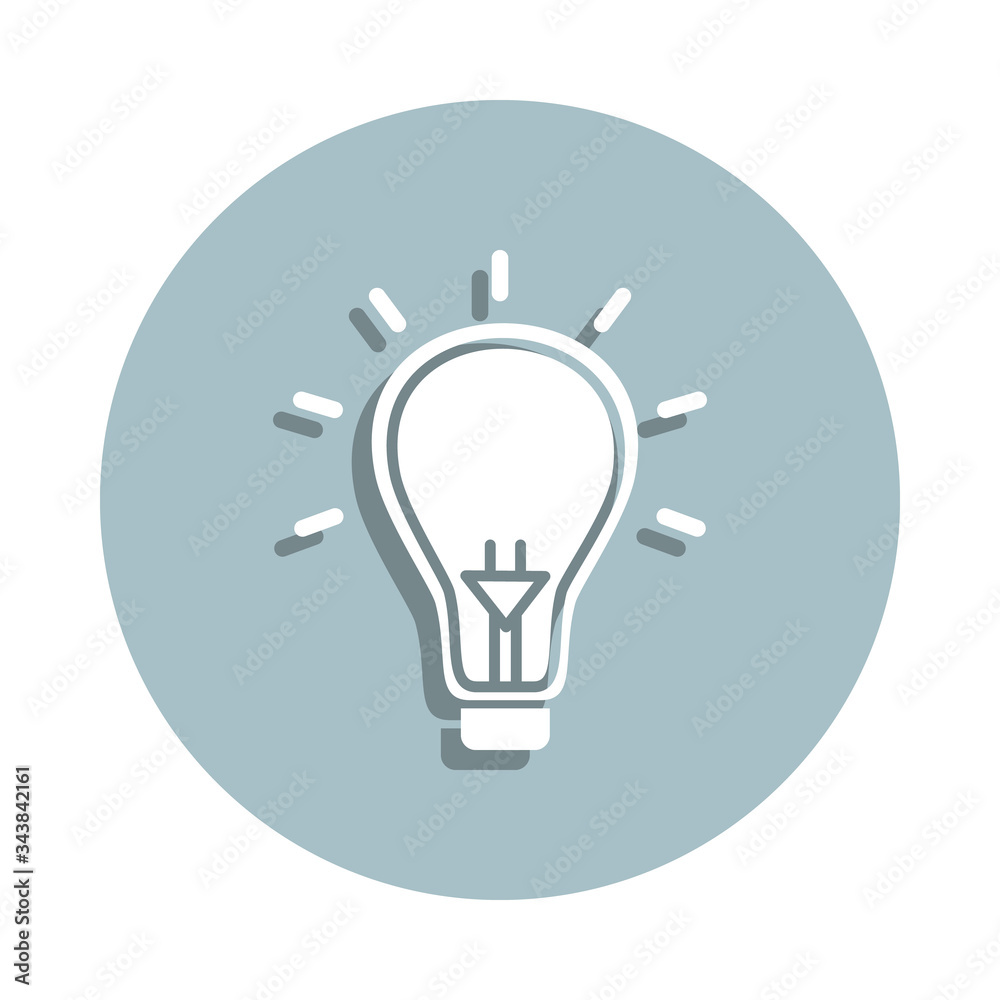 Creative idea badge icon. Simple glyph, flat vector of seo and development icons for ui and ux, website or mobile application Creative idea badge icon. Simple glyph, flat vector of seo and development icons for ui and ux, website or mobile application