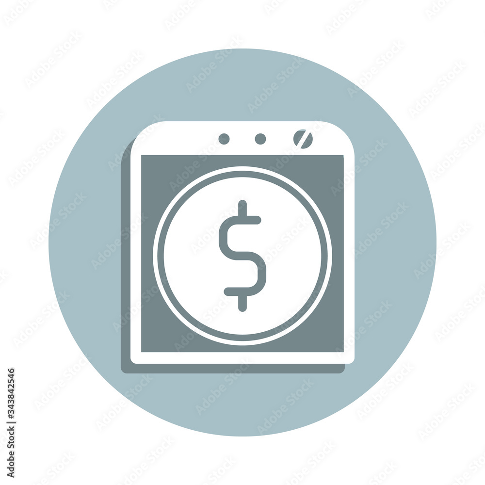 Earning badge icon. Simple glyph, flat vector of seo and development icons for ui and ux, website or mobile application Earning badge icon. Simple glyph, flat vector of seo and development icons for ui and ux, website or mobile application