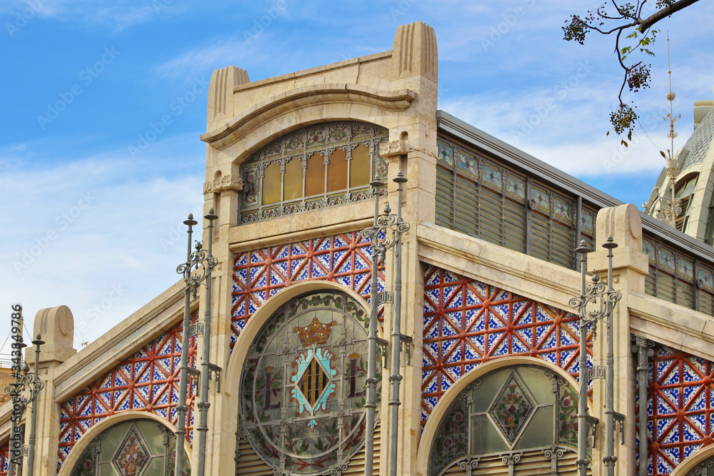 Obraz premium Mercado Central de Valencia, España