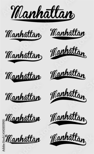 New york Manhattan central park tshirt print embroidery graphic design vector art