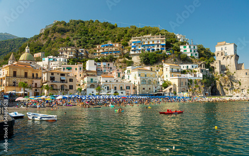 Fototapeta Naklejka Na Ścianę i Meble -  Cetara beach, Amalfi Coast, Italy