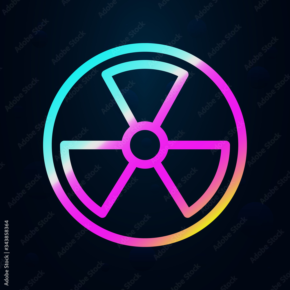 Radiation, sign, energy nolan icon. Simple thin line, outline vector of bioengineering icons for ui and ux, website or mobile application Radiation, sign, energy nolan icon. Simple thin line, outline vector of bioengineering icons for ui and ux, website or mobile application