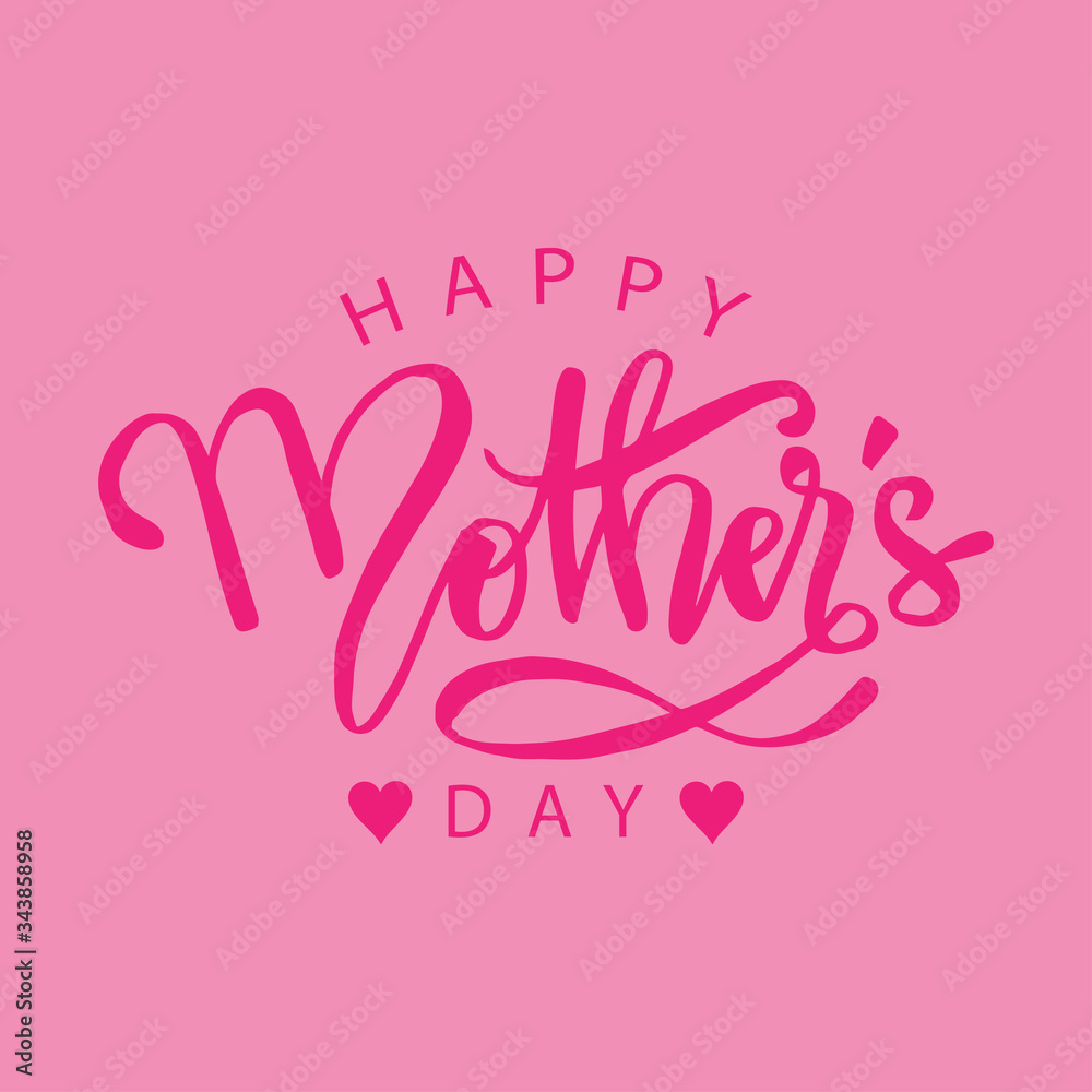 Happy Mothers day poster concept