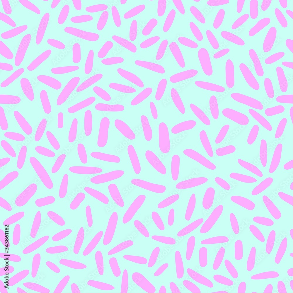 Green cucumber seamless pattern on blue background, Pop art. Green cucumber seamless pattern on blue background, Pop art.