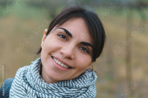 portrait of smiling woman