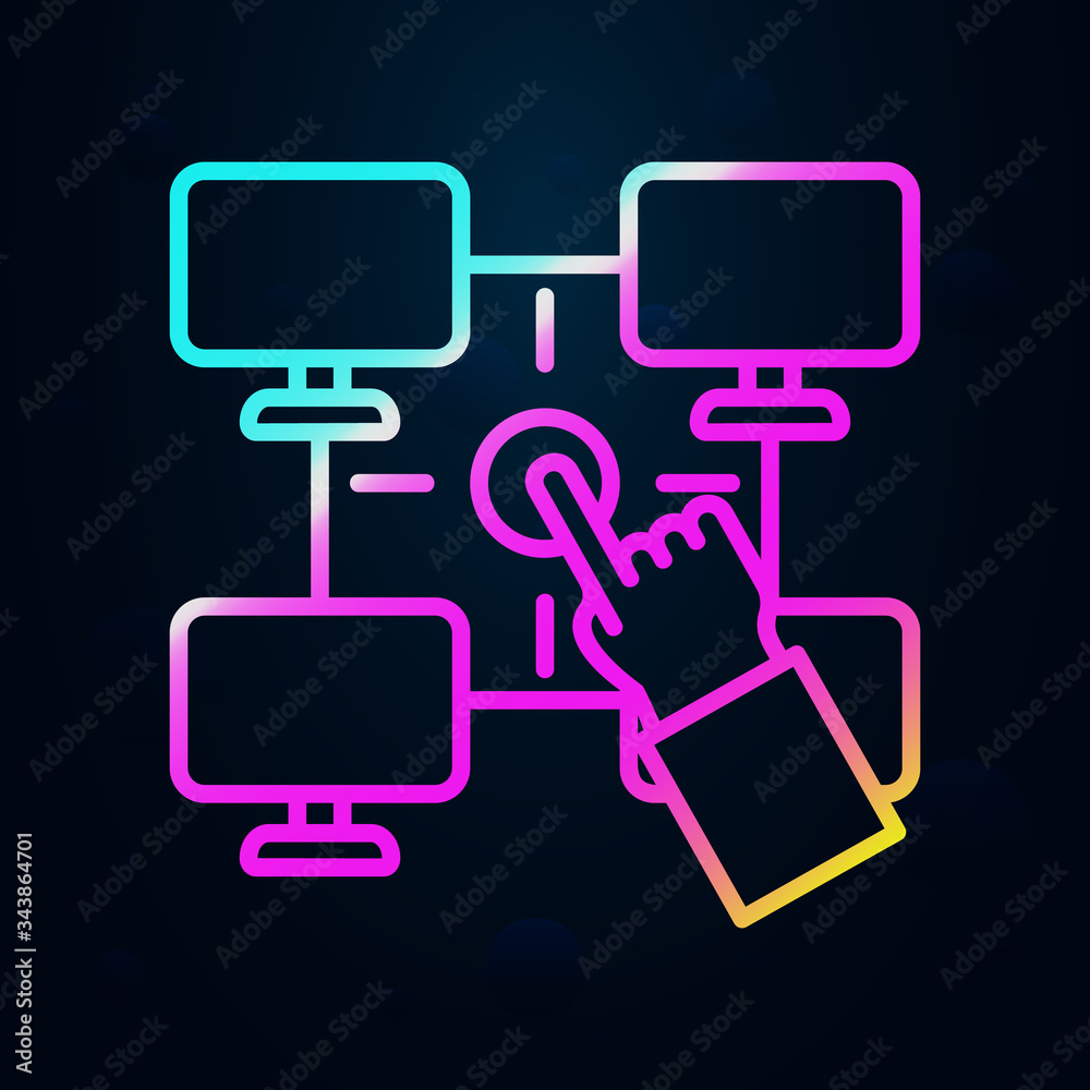 Network, communication nolan icon. Simple thin line, outline vector of communication icons for ui and ux, website or mobile application Network, communication nolan icon. Simple thin line, outline vector of communication icons for ui and ux, website or mobile application