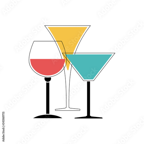Verres d'alcool