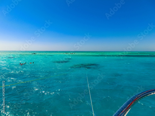 The tourists in Ras Mohamed National Park © Solarisys