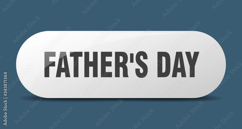 father's day button. father's day sign. key. push button.