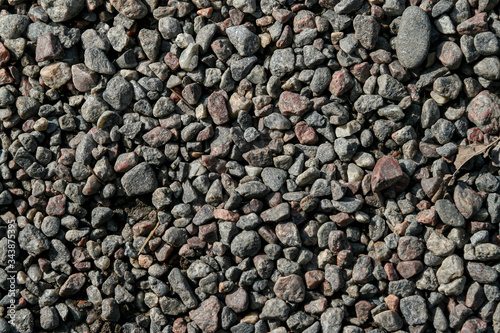 Grey granite gravel texture