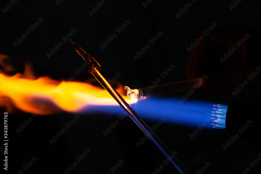 Fototapeta premium Glass Blowing Torch