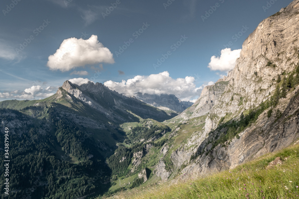mountain landscape in the alps
