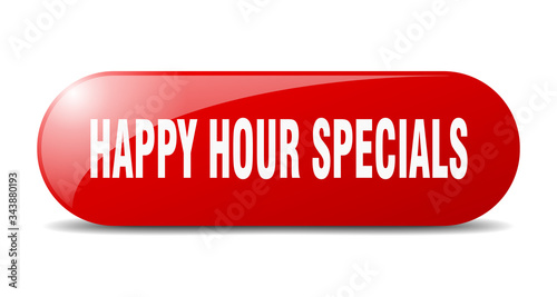 happy hour specials button. happy hour specials sign. key. push button.