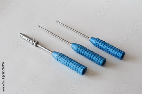 Surgical  screwdrivers for operations in traumatology photo