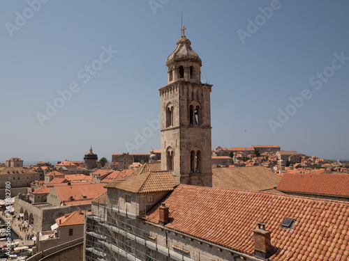 Vistas de la ciudad de Dubrovnik desde sus murallas, en Croacia