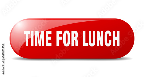 time for lunch button. time for lunch sign. key. push button.