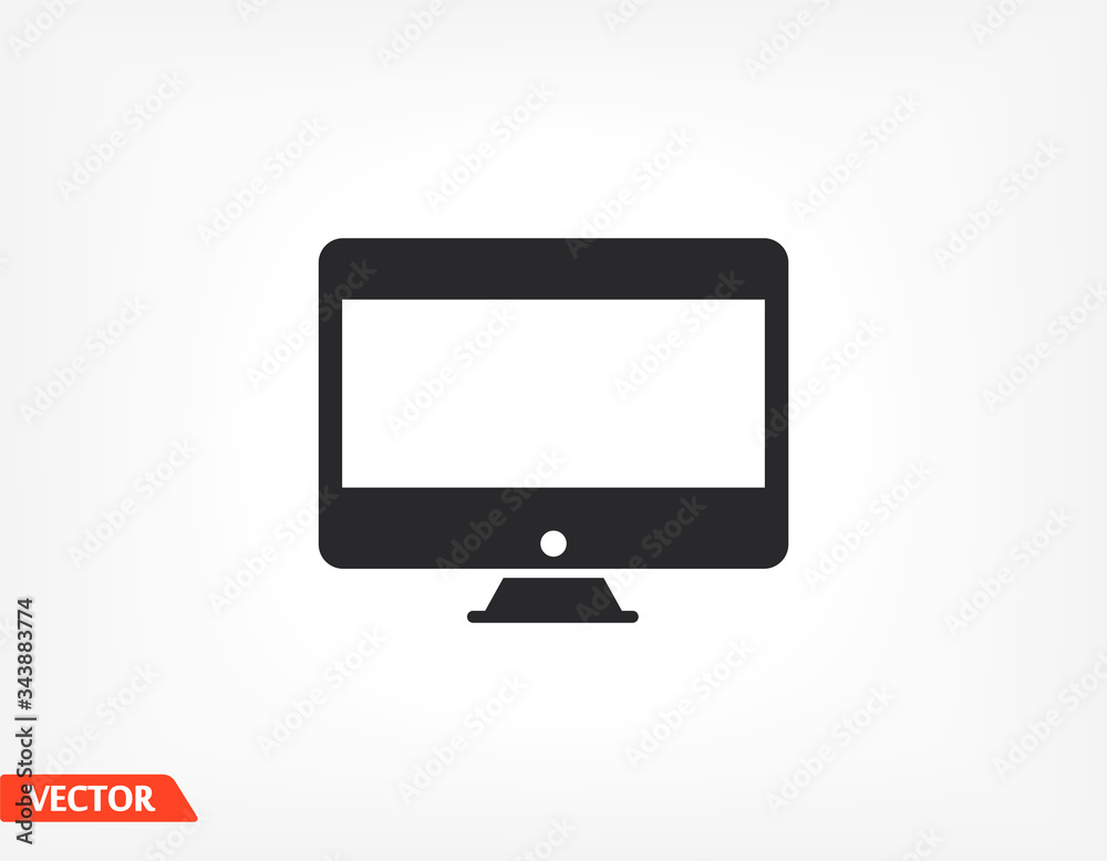 monitor icon, Vector Eps 10 . Lorem Ipsum Design Flat monitor icon, Vector Eps 10 . Lorem Ipsum Design Flat