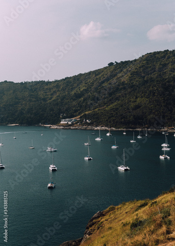 boats in the bay