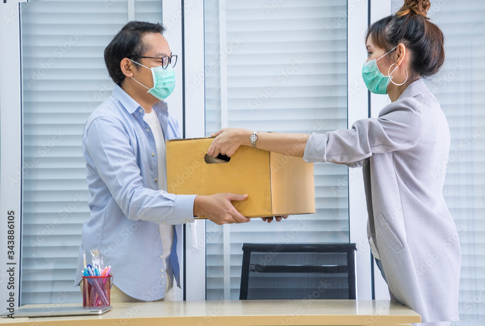 The male employee was fired and had to move the belonging of a friend. The female staff helped to store the belongings back home. The male employee was fired and had to move the belonging of a friend. The female staff helped to store the belongings back home.