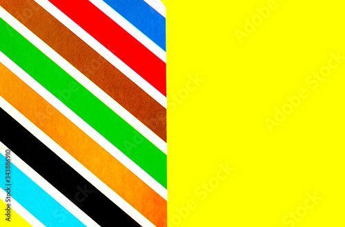 Free Download Fashion geometric flat lay of color paper - GFXLoad