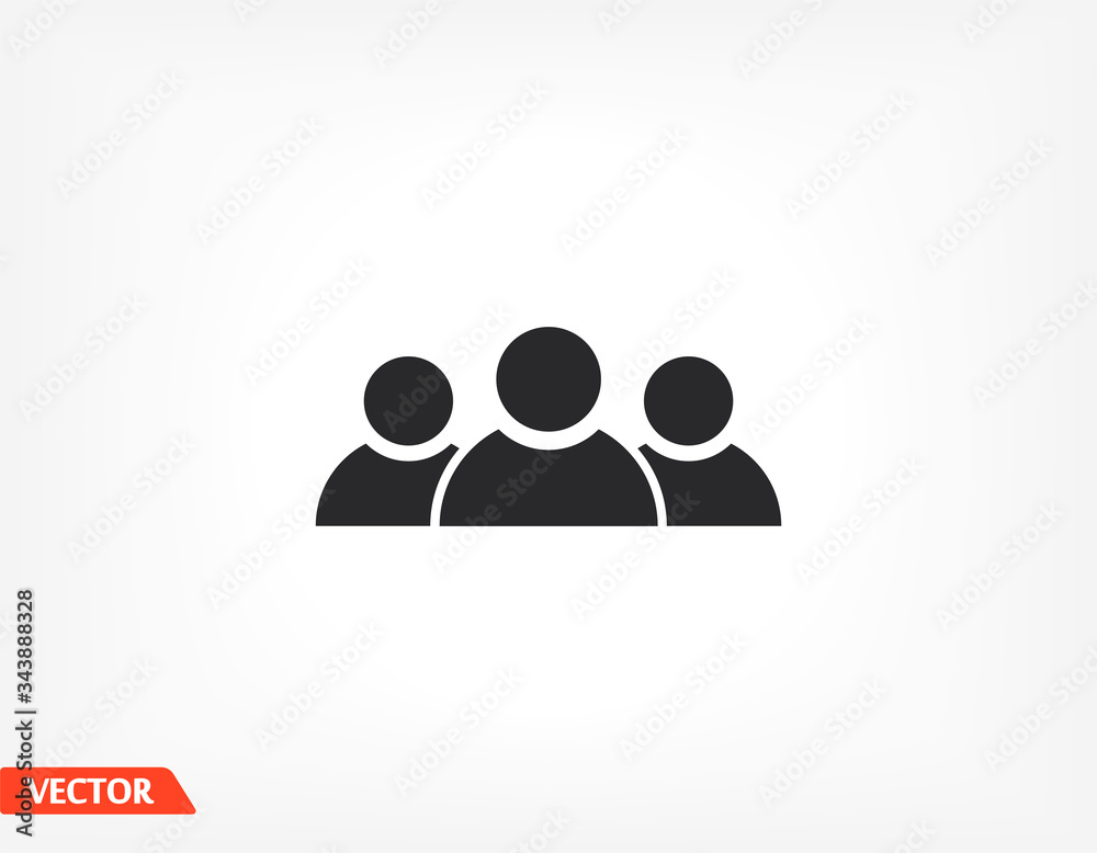Business people icon. group of persons. people. Vector graphics. human icon work done for your use. 10 eps Business people icon. group of persons. people. Vector graphics. human icon work done for your use. 10 eps