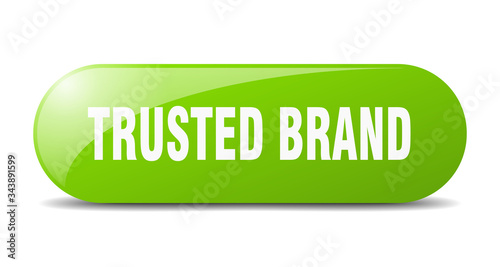 trusted brand button. trusted brand sign. key. push button.