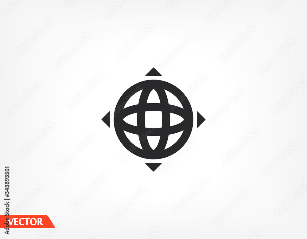 Globe icon Vector Eps 10 Lorem Ipsum Flat Design globe planet map vector Globe icon Vector Eps 10 Lorem Ipsum Flat Design globe planet map vector