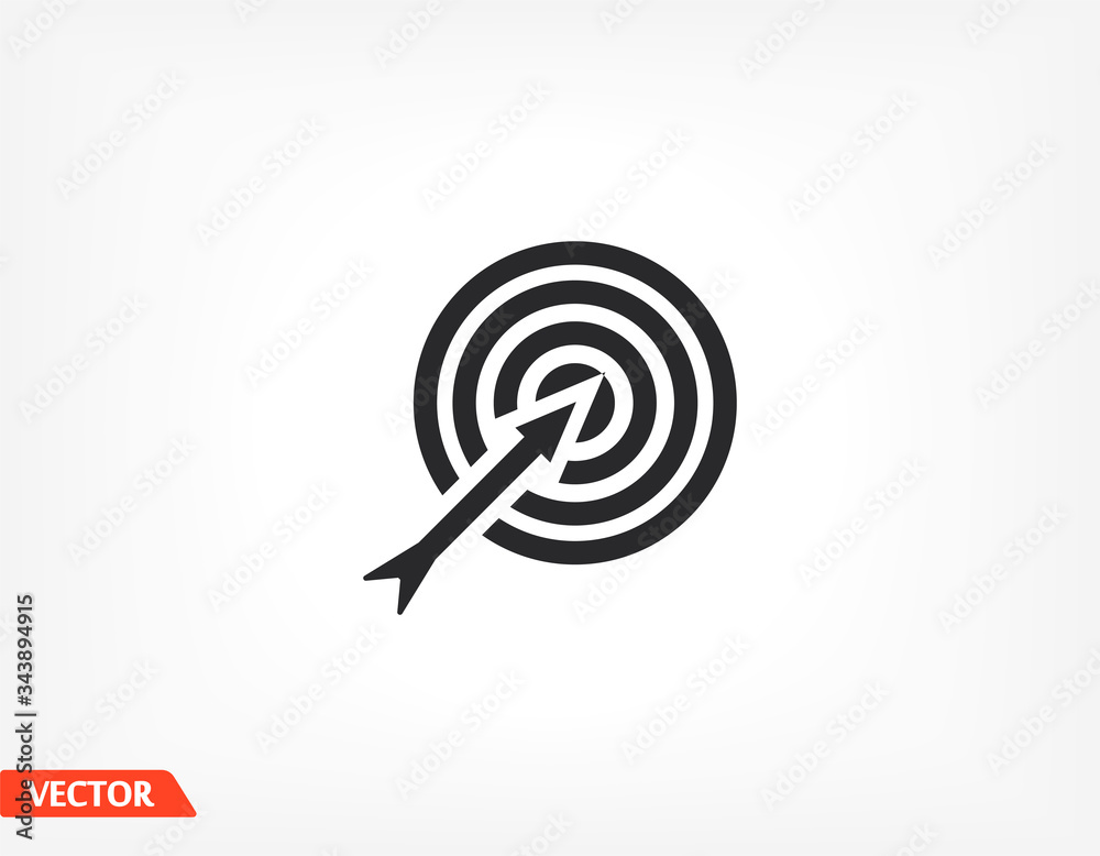 target icon. Vector Eps 10 . Lorem Ipsum Flat Design target icon. Vector Eps 10 . Lorem Ipsum Flat Design