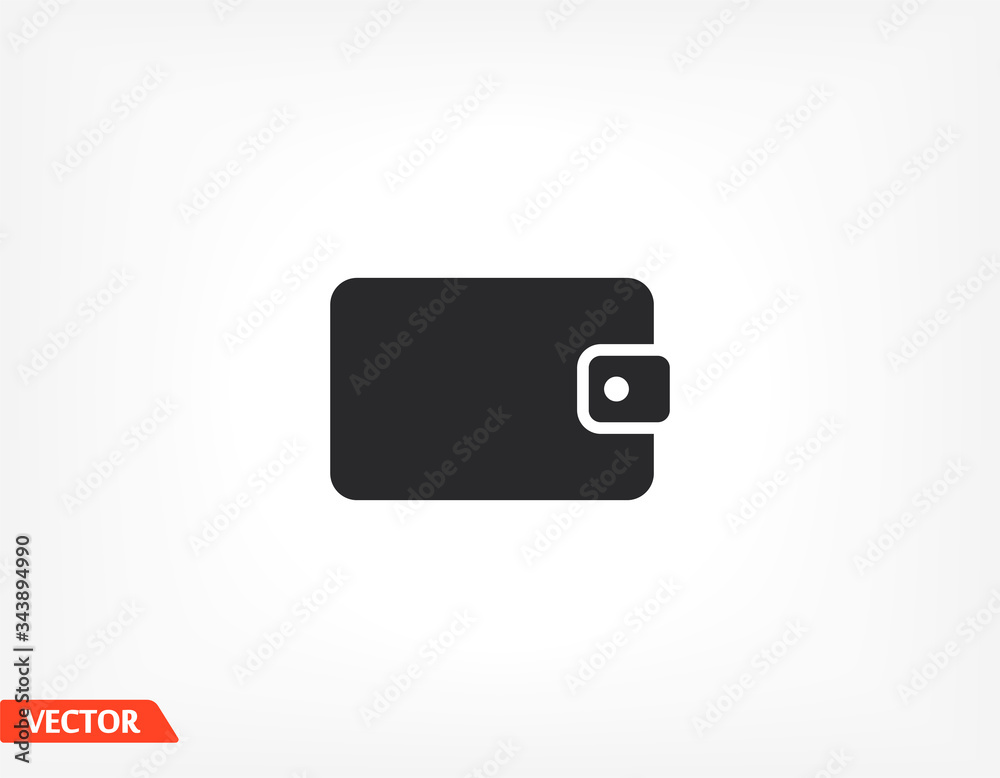 wallet icon. Vector Eps10 . wallet icon vector graphic Flat Design dollar bank illustration wallet icon. Vector Eps10 . wallet icon vector graphic Flat Design dollar bank illustration