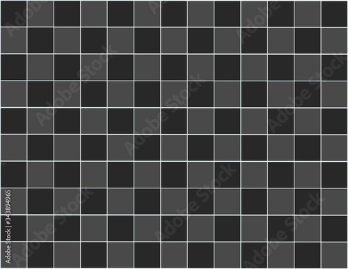 Fondo de azulejos de color negro oscuro y claro.