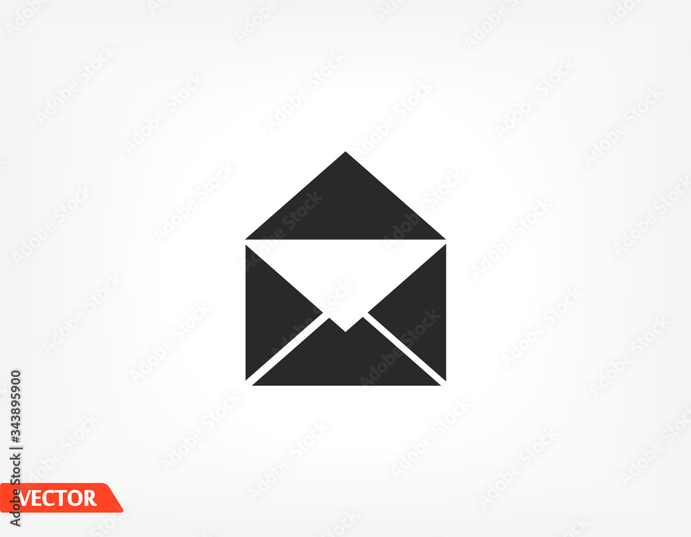 Postal envelope. envelope icon. Vector envelope EPS 10. Flat design. The work is done for your use. work with the background Postal envelope. envelope icon. Vector envelope EPS 10. Flat design. The work is done for your use. work with the background
