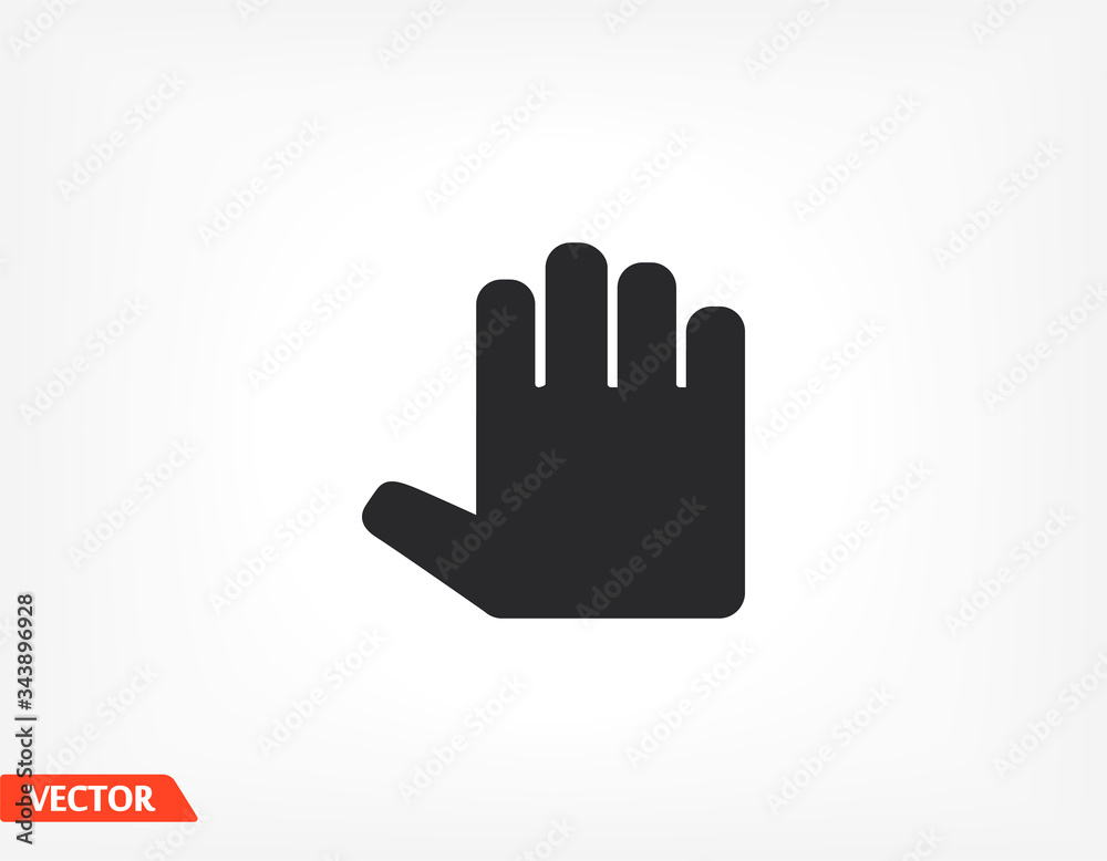 hand icon . Vector Eps 10 . Lorem Ipsum Flat Design hand icon . Vector Eps 10 . Lorem Ipsum Flat Design